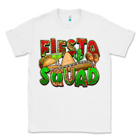 White Fiesta squad Classic Tee - FaDigitalArtStudio