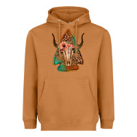 Meerkat bullskull arrowhead Heavyweight Hoodie - Jasminsmagicworld
