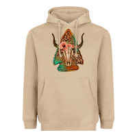 Mushroom bullskull arrowhead Heavyweight Hoodie - Jasminsmagicworld