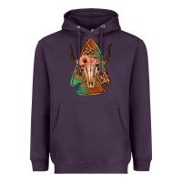 Plum bullskull arrowhead Heavyweight Hoodie - Jasminsmagicworld