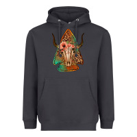 Smoke bullskull arrowhead Heavyweight Hoodie - Jasminsmagicworld