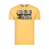 Vintage Mustard Teaching Lucky Charms Vintage Tee - CowhideDigitalArt