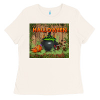 Bone halloween tumbler Ladies Tee - BundleAndBundleShop