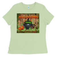 Matcha halloween tumbler Ladies Tee - BundleAndBundleShop
