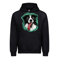 Black border collie Urban Hoodie - Jasminsmagicworld