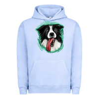 Pigment Grape Ice border collie Urban Hoodie - Jasminsmagicworld
