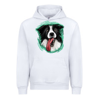 White border collie Urban Hoodie - Jasminsmagicworld