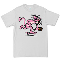Dove Grey pink panther Premium Tee - linhVisuals