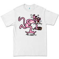White pink panther Premium Tee - linhVisuals