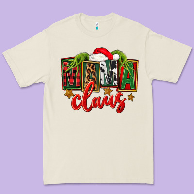 Christmas Mama Claus Mother's Day Premium Tee Designed By Fadigitalartstudio