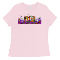 Bubblegum Pink halloween mini libbey glass Ladies Tee - BundleAndBundleShop