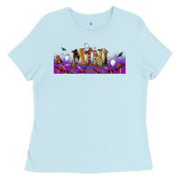 Baby Blue halloween mini libbey glass Ladies Tee - BundleAndBundleShop