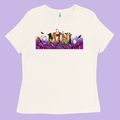 Halloween Mini Libbey Glass Ladies Tee Designed By Bundleandbundleshop