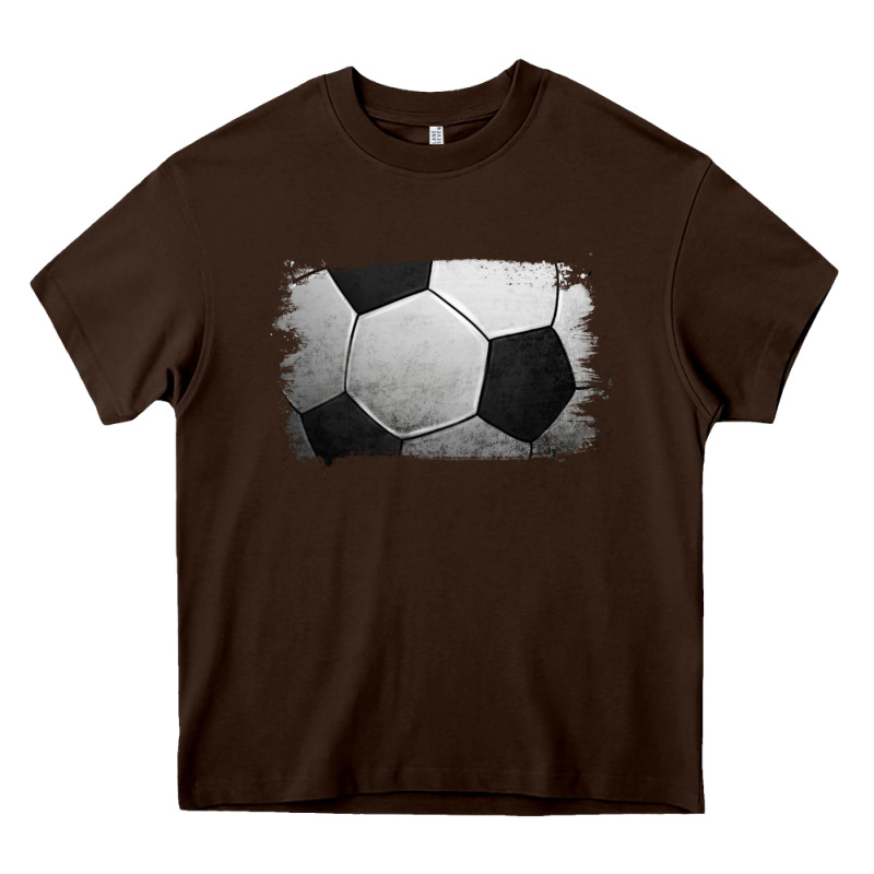 Soccer Brushstroke Heavy Core Tee by Jasminsmagicworld | Teevron