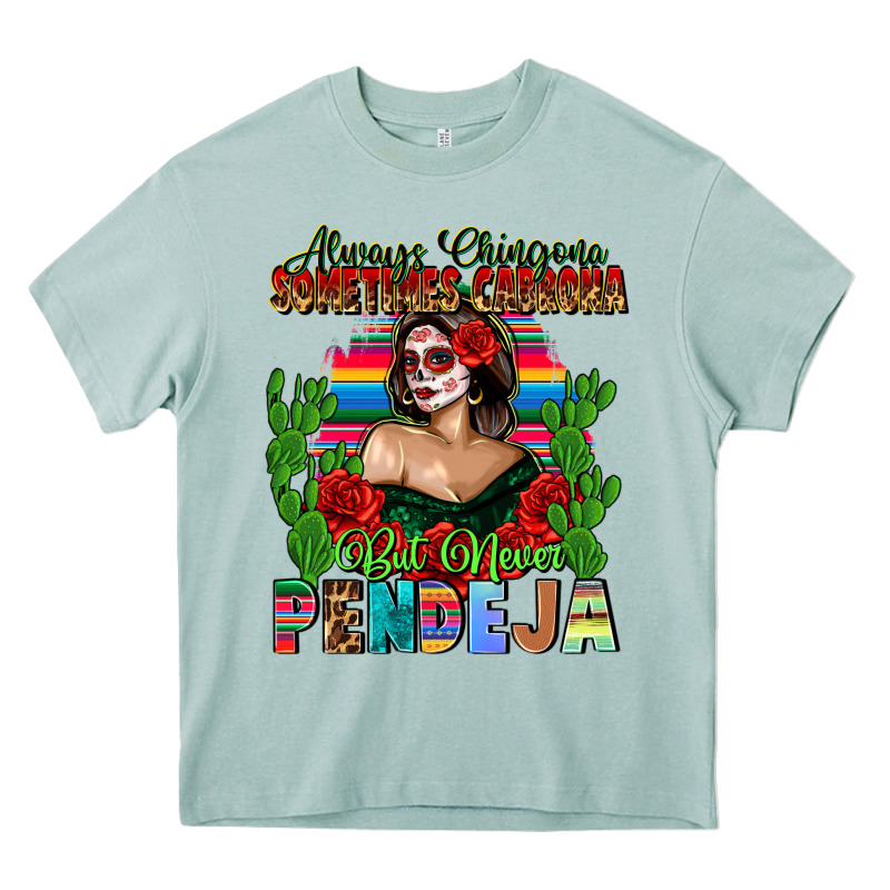 Mexican Chingona Heavy Core Tee by FaDigitalArtStudio | Teevron