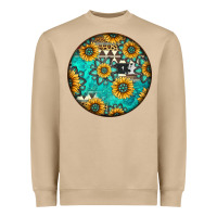 Mushroom Round western pattern Heavyweight Sweatshirt - Jasminsmagicworld