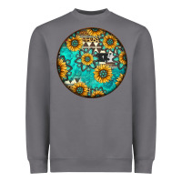 Storm Round western pattern Heavyweight Sweatshirt - Jasminsmagicworld