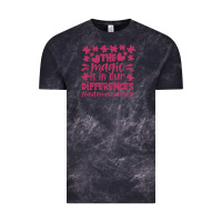 Cloud Black the magic is in our diference Vintage Tee - CowhideDigitalArt