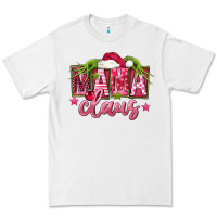 White Pink Christmas Mama Claus Premium Tee - FaDigitalArtStudio