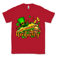 Red St. Patrick's Kentucky map Classic Tee - OliviaCreatesArt