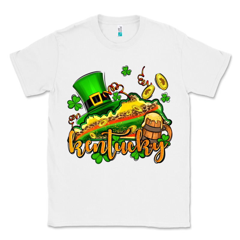St. Patrick's Kentucky Map Classic Tee by OliviaCreatesArt | Teevron