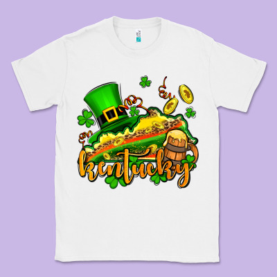 St. Patrick's Kentucky Map Classic Tee Designed By Oliviacreatesart
