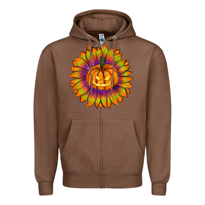 Halloween Sunflower Zipper Hoodie by RanaPortraitStore | Teevron