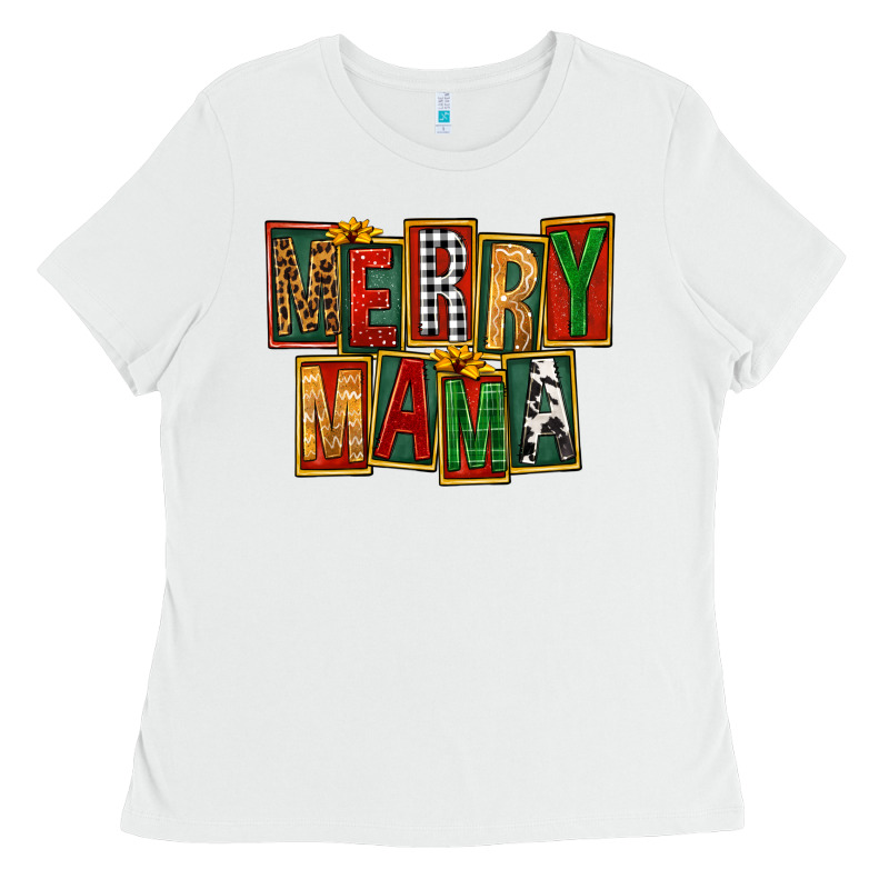 Merry Mama Ladies Tee by FaDigitalArtStudio | Teevron