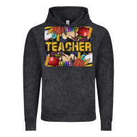 Vintage Black Western Teacher Black And Glitter Vintage Hoodie - LillyAllenDesigns