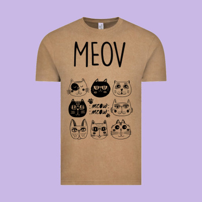 Meow Vintage Tee Designed By Bettercallsaul