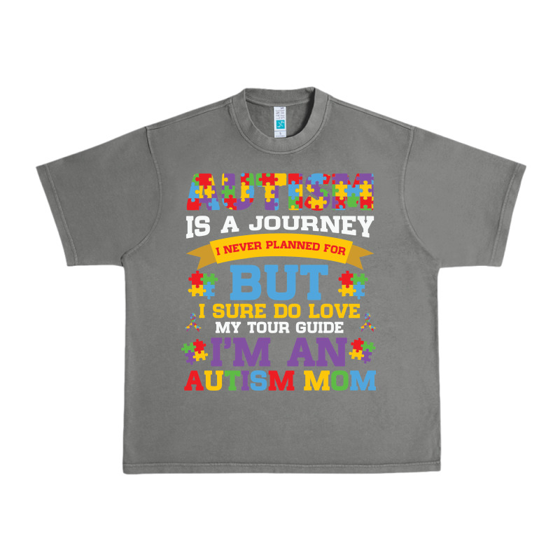 Lil Autism Mom Urban Heavy Tee by CowhideDigitalArt | Teevron