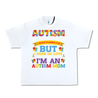 White lil autism mom Urban Heavy Tee - CowhideDigitalArt