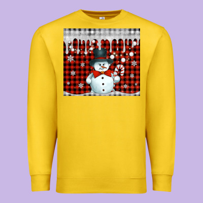Christmas Snowman Tumbler Premium Sweatshirt Designed By Jasminsmagicworld