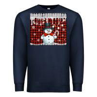 Navy christmas snowman tumbler Premium Sweatshirt - Jasminsmagicworld