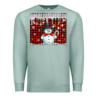 Seafoam christmas snowman tumbler Premium Sweatshirt - Jasminsmagicworld