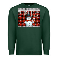 Sports Green christmas snowman tumbler Premium Sweatshirt - Jasminsmagicworld