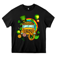 Black St. Patrick's school bus Heavy Core Tee - OliviaCreatesArt