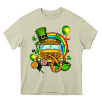 Mossy St. Patrick's school bus Heavy Core Tee - OliviaCreatesArt