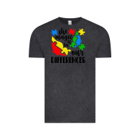 Vintage Black the magic is in our differences Vintage Tee - CowhideDigitalArt