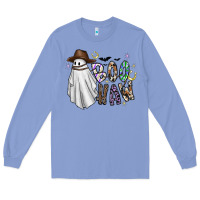 Colony Blue Boo Haw Long Sleeve Tee - CowhideDigitalArt