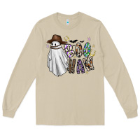 Mushroom Boo Haw Long Sleeve Tee - CowhideDigitalArt