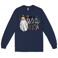 Navy Boo Haw Long Sleeve Tee - CowhideDigitalArt