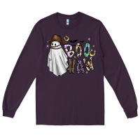 Plum Boo Haw Long Sleeve Tee - CowhideDigitalArt