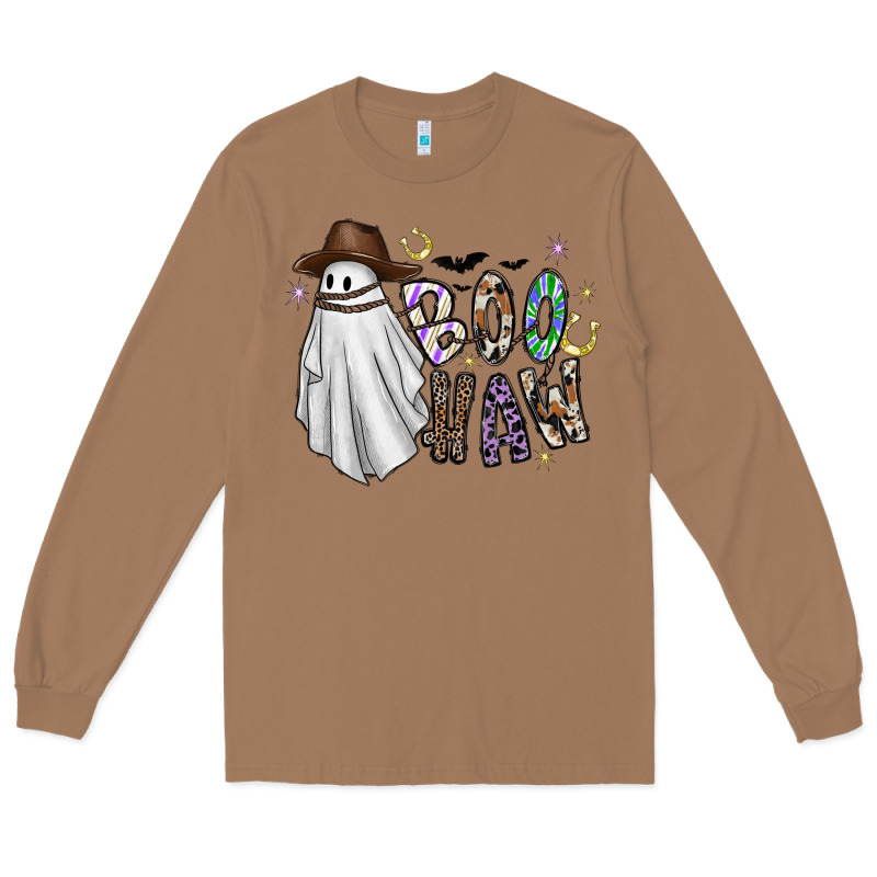 Boo Haw Long Sleeve Tee by CowhideDigitalArt | Teevron