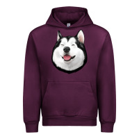 Mauve Wine Husky Urban Hoodie - Jasminsmagicworld