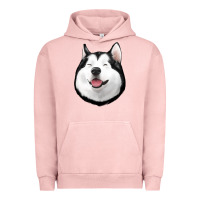 Pigment Salmon Husky Urban Hoodie - Jasminsmagicworld