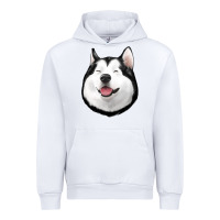 White Husky Urban Hoodie - Jasminsmagicworld