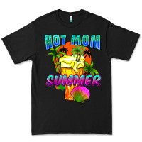 Black Hot mom summer Mother's Day Premium Tee - FaDigitalArtStudio