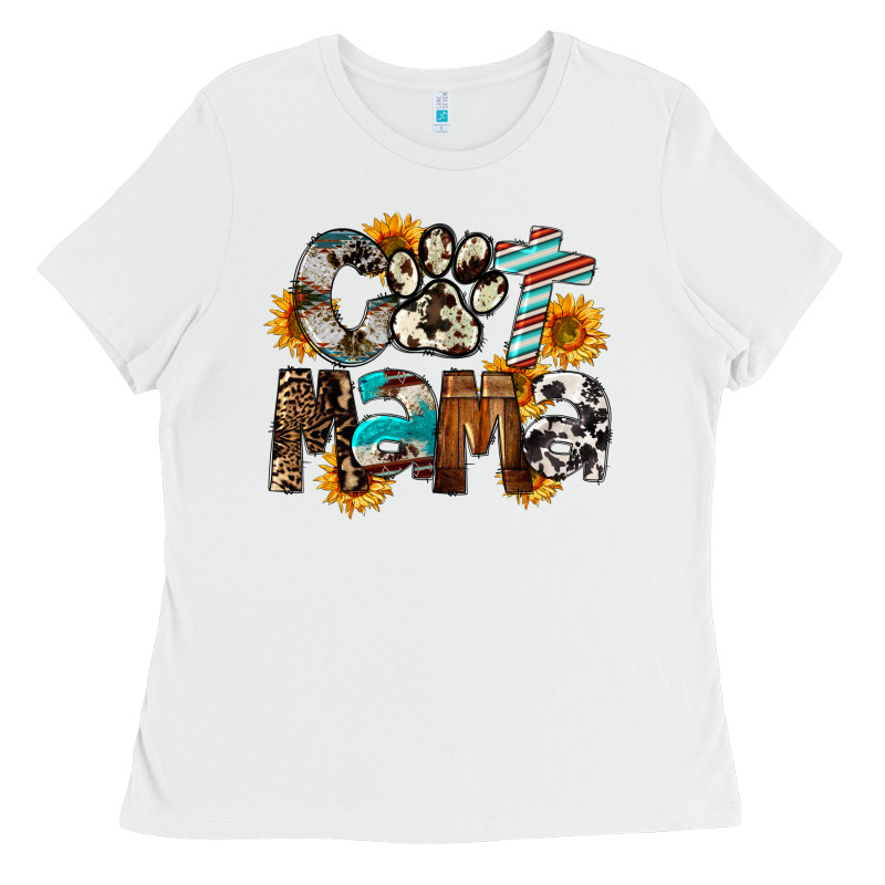 Cat  Mama Ladies Tee by FaDigitalArtStudio | Teevron