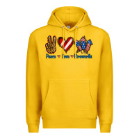 Lemon Peace Love Fireworks Premium Hoodie - Jasminsmagicworld